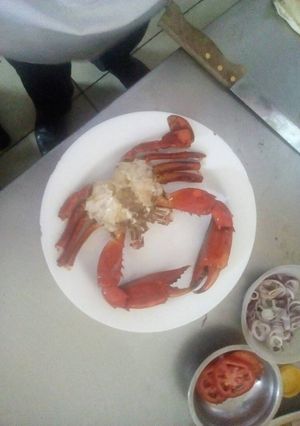 A picture of Grilled crab.