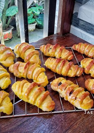 Foto resep Roti Isi Pisang Cokelat
