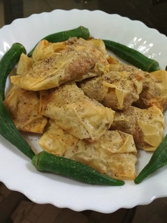 千張竽頭魚捲(氣炸鍋篇) 的食譜成品照片