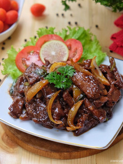 Foto resep Tumis daging bawang bombay