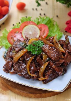 Foto resep Tumis daging bawang bombay