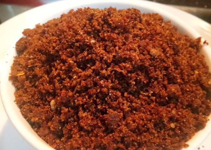 Spicy Coconut powder (chammanthy podi for rice)