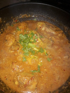 A picture of Patiala chicken karahi.