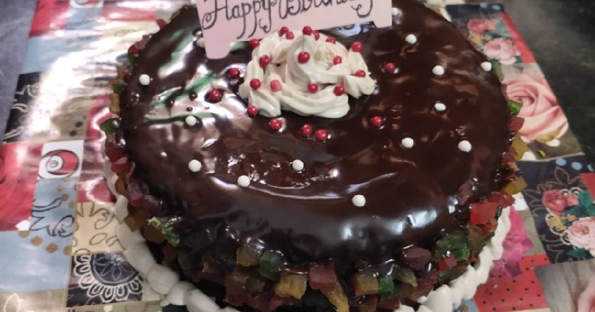 Happy Birthday Nitish - Chocolate Cake for Birthday With Name