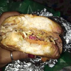 A picture of Chowmin burger.