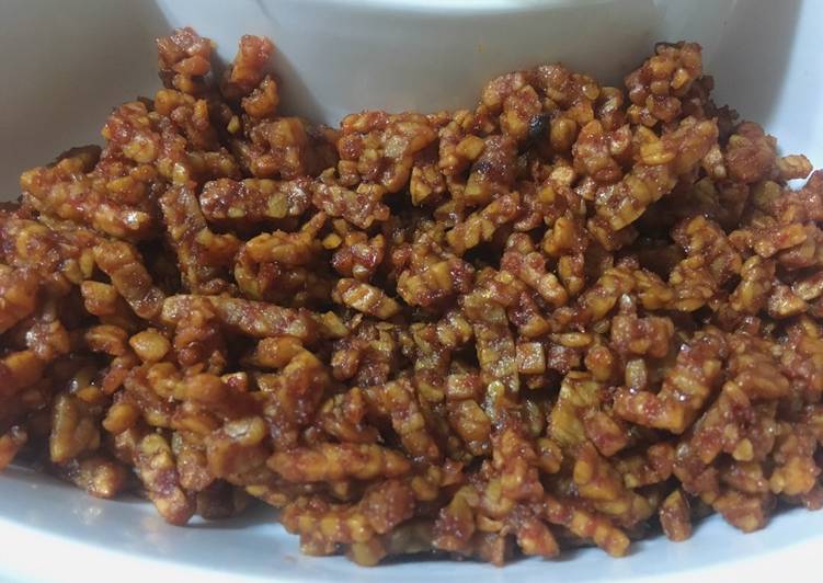 Cara Gampang Membuat Kering Tempe Pedas Manis Anti Gagal