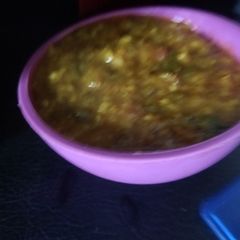 A picture of Green mung ki dal.