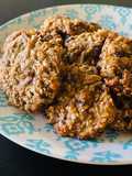 Banana coconut oats cookies
