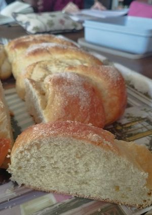 Una foto de Rosca de levadura para el Club de Lectura