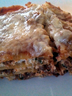A picture of Lasagna.