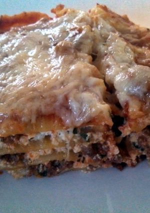 A picture of Lasagna.