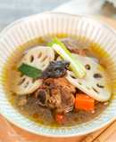 【老菜脯蓮藕雞湯】立秋節氣燉湯，養顏溫補促消化