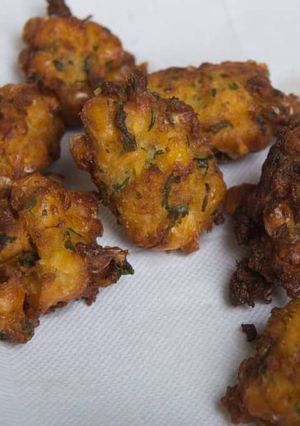 A picture of Sweet corn pakora.