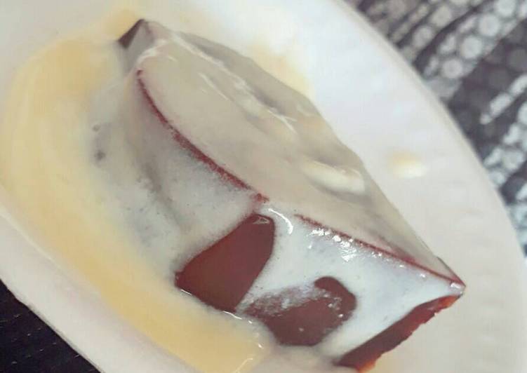 Cara Gampang Membuat Puding coklat fla homemade yang Enak Banget
