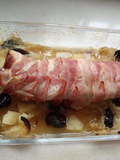 Una foto de Solomillo cerdo agridulce🐖