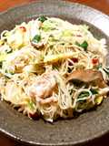 Somen Champuru with Fermented Bamboo Shoots (Menma)
