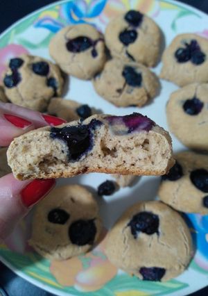 Una foto de Cookies de arándanos