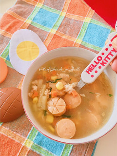 Foto resep Sop Sosis Ayam Sayur (MPASI 1y+)