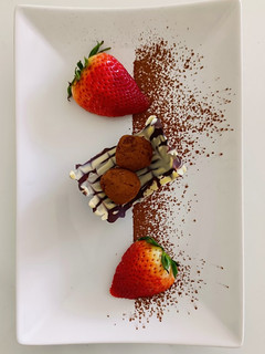Una foto de Trufas de tiramisú