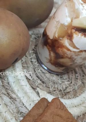 Une photo de Verrine poire caramel