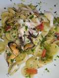 Orecchiette con cozze e seppioline