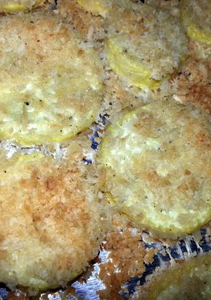 A picture of zucchini chips.