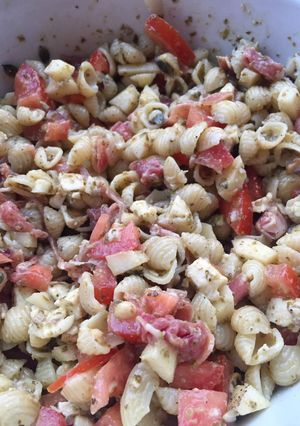 Une photo de Salade de pâtes à l'italienne