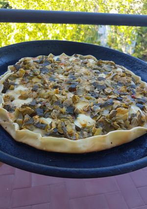 Una foto de Tarta de zapallitos saludable