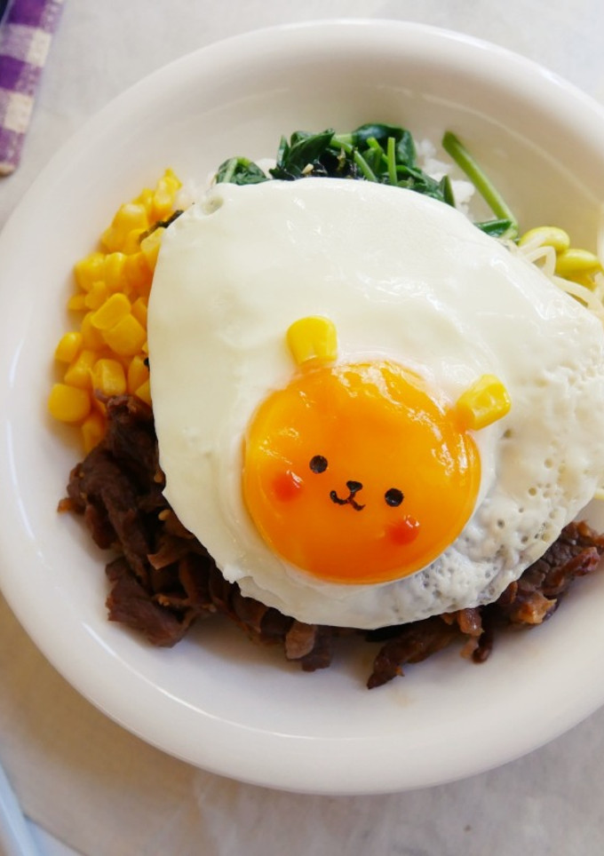 兒童版「小熊韓式牛肉拌飯」營養滿滿好美味。 的食譜成品照片