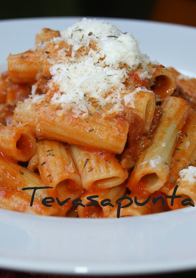 Una foto de Pasta boloñesa