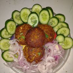 A picture of Dahi waly shami kabab.