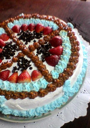 Una foto de Torta de frutilla
