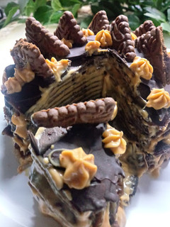 Una foto de Torre de Panqueques Chocotorta