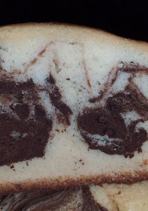 Una foto de Torta marmoleada