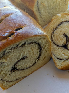 A picture of Chocolate and nut swirl bread.