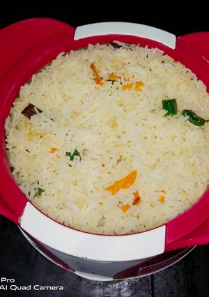 A picture of Vaggie fried rice.