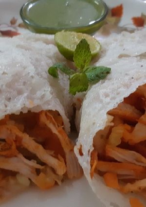 A picture of Rice pan cake roll.