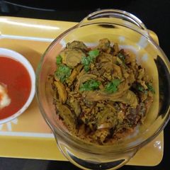 A picture of Patra from Arbi leaves with Besan.