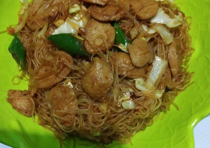Standar Resep bikin Bihun goreng bakso  enak