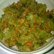 Tumis pare cabe hijau