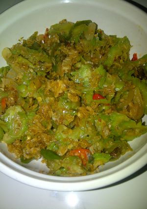 Foto resep Tumis pare cabe hijau