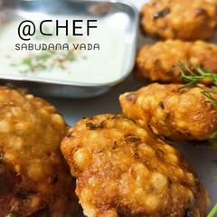 Sabudana vada A picture of Sabudana vada.