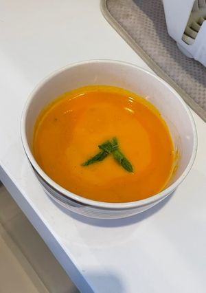 صورة لوصفة شوربة بطاطا حلوه 🥔🥕