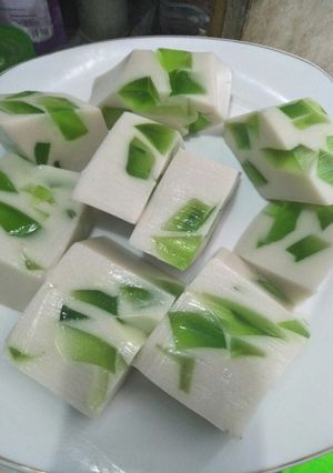 Foto resep 🍥Puding loreng gurih🍥