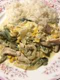 Rajas poblanas cremosas