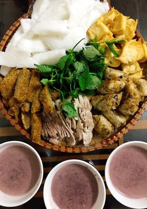 Hình của món Bún đậu mắm tôm.