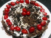 A picture of bourbon cake