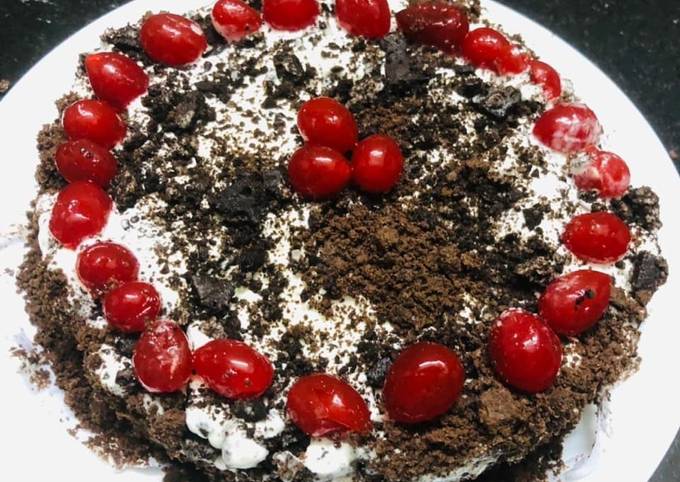 Recipe of Ultimate Eggless Black Forest cake