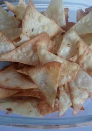 Una foto de Totopos o nachos