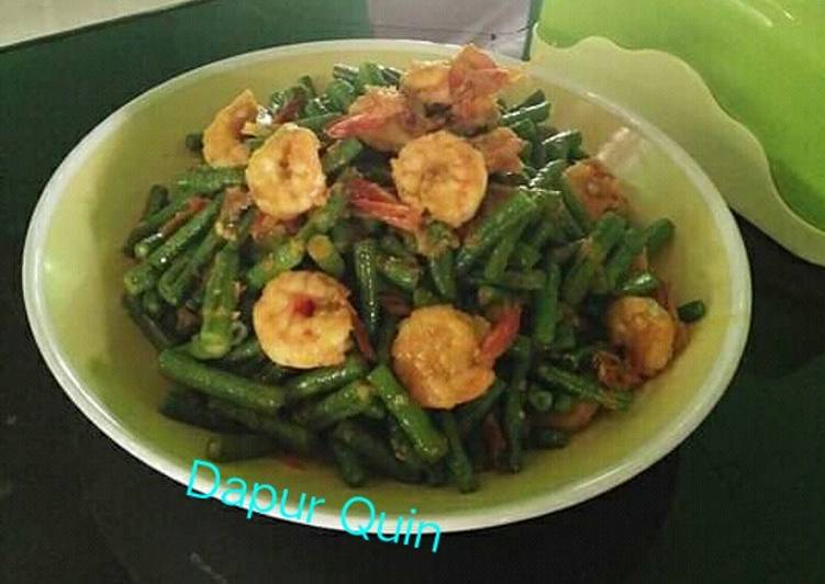 Tumis Kacang Panjang Dan Udang